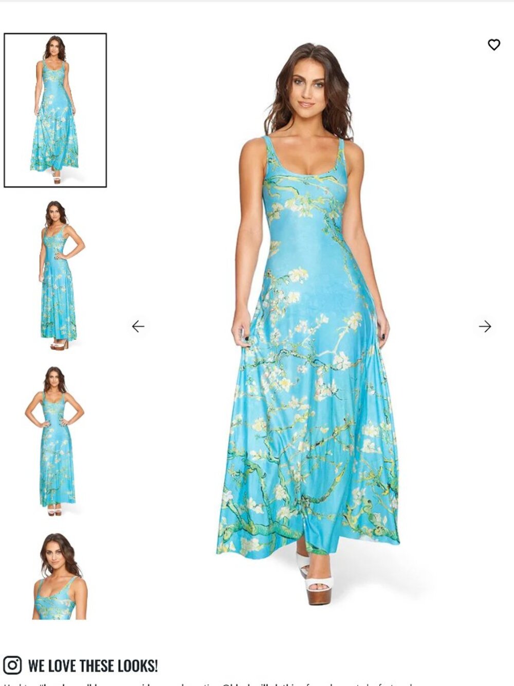 ISO TRADE My S for your L, XL Almond Blossom Maxi Dress